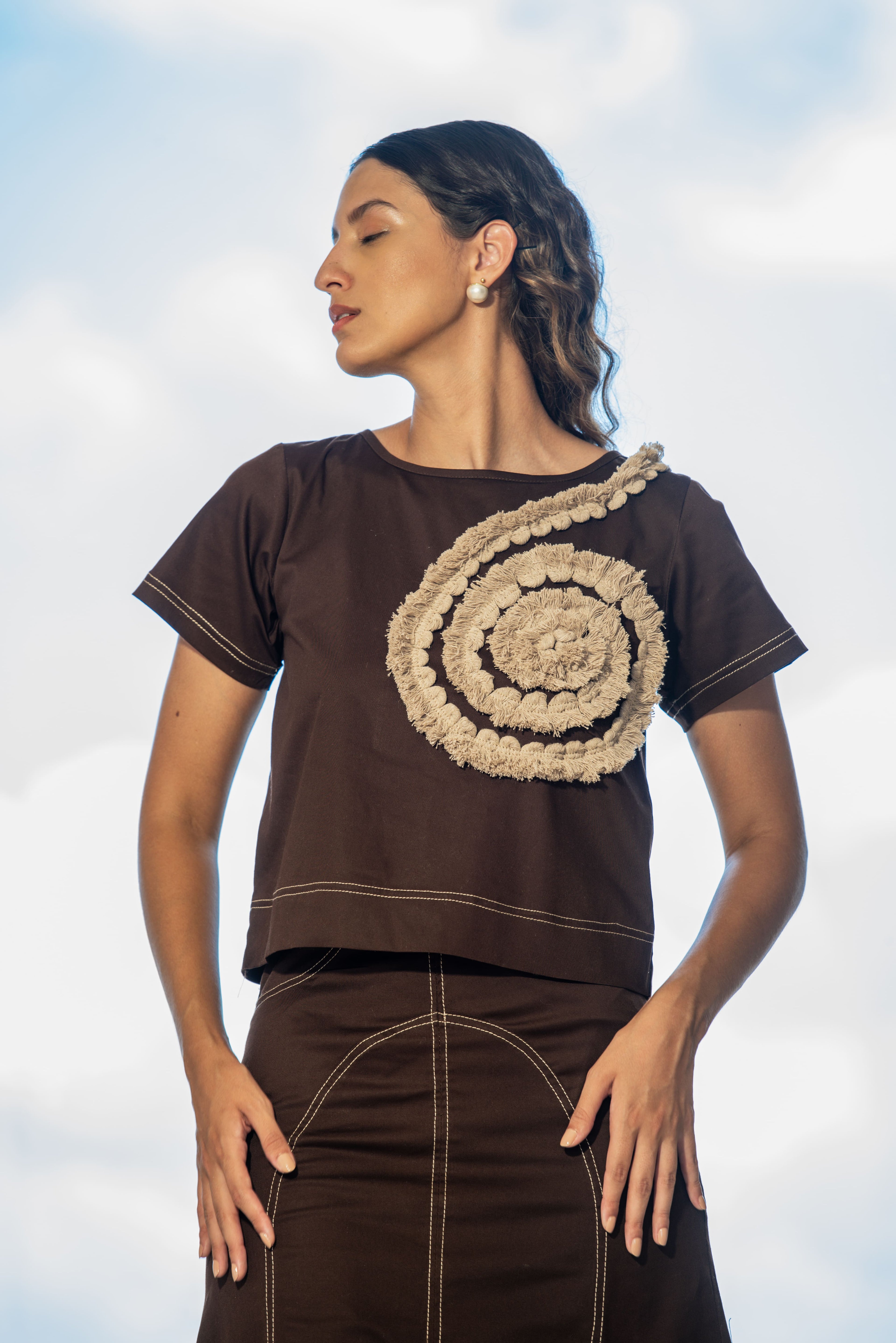 Alicante Blusa Café