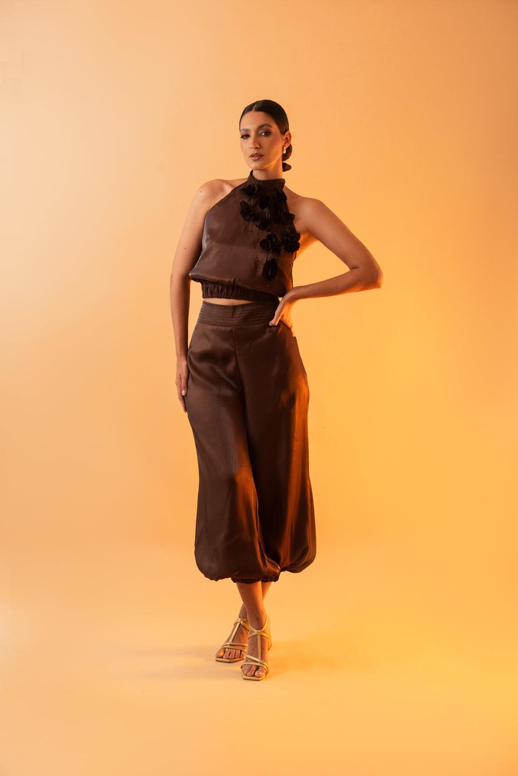 EVELIN CAFÉ PANTALÓN