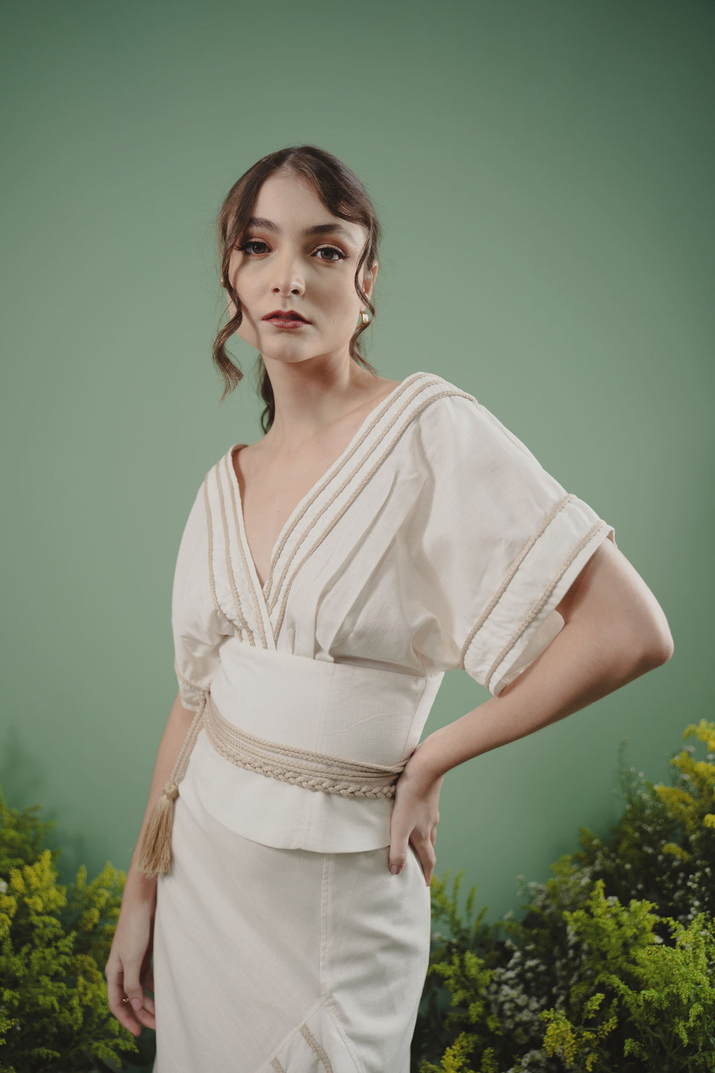Zamira Falda Beige