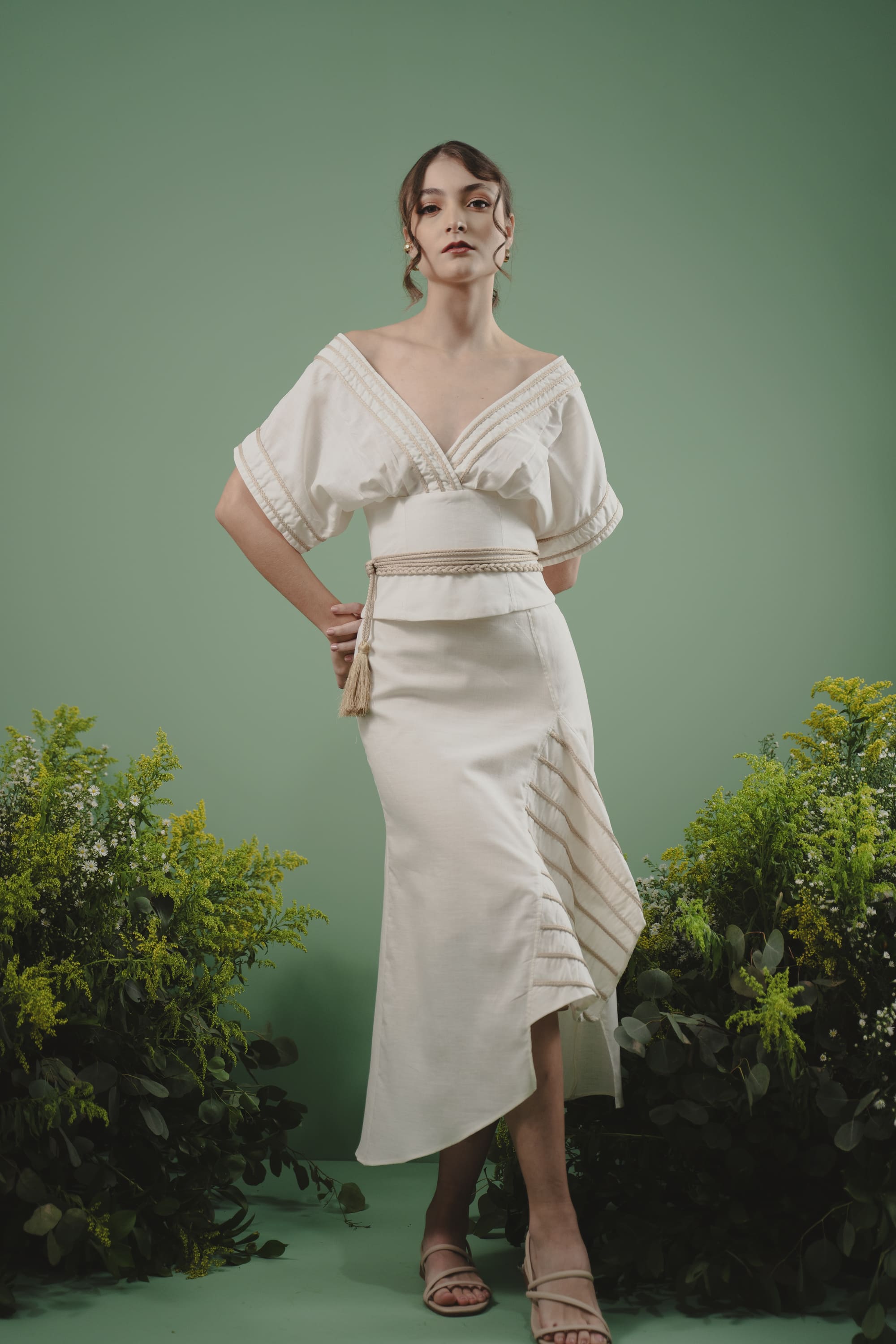 Zamira Blusa Beige