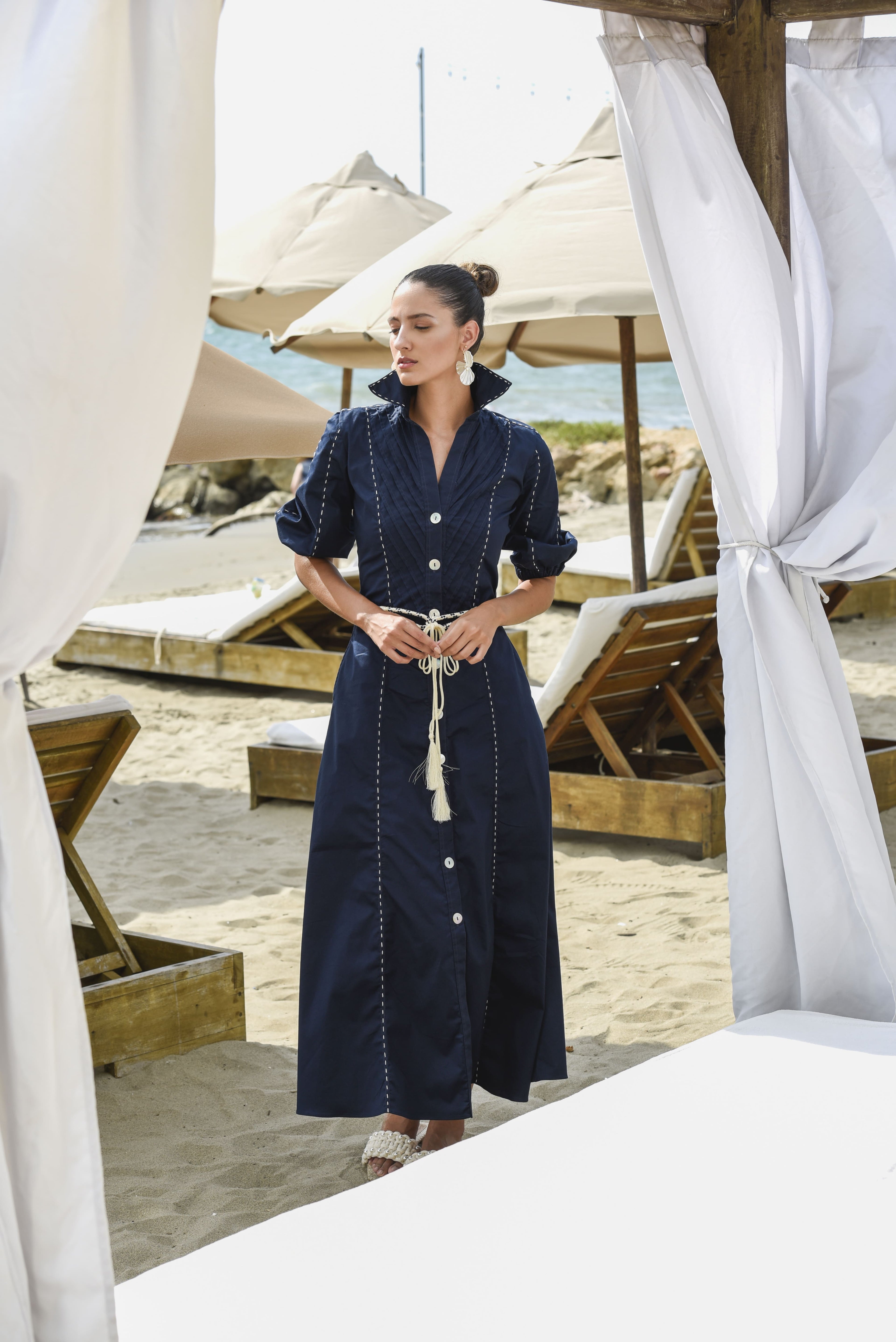 Navee Vestido Azul Navi